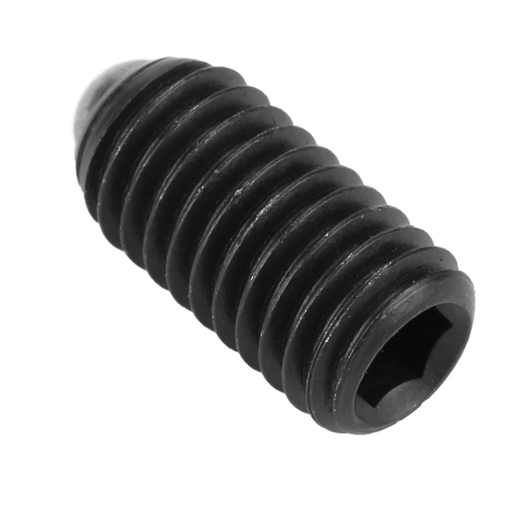 10pcs M8 Screw Thread Hex Socket Carbon Steel Spring Plungers Set (M8*12)