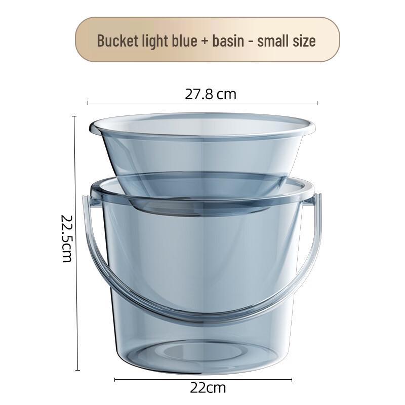 Portable Transparent Fishing Water Storage Bucket