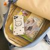 Cartoon teenage student transparent backpack high school student school bag-MXBC