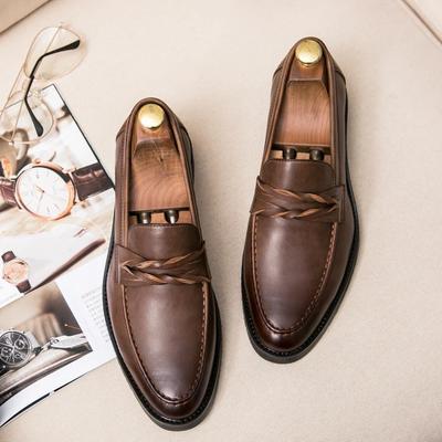 Mens Shoes Leather Male Men's Men Oxfords Dress Shoes for Men Luxury Designer Loafers Platform Men Leather Man Shoes
