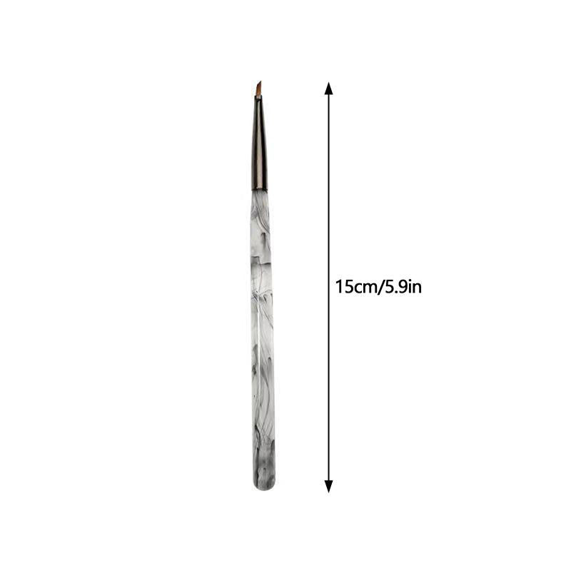 

Кисть для тиснения ногтей с УФ-гелем, треугольная ручка, ручка для рисования чернилами, маникюрный инструмент для нанесения точек для маникюрного салона