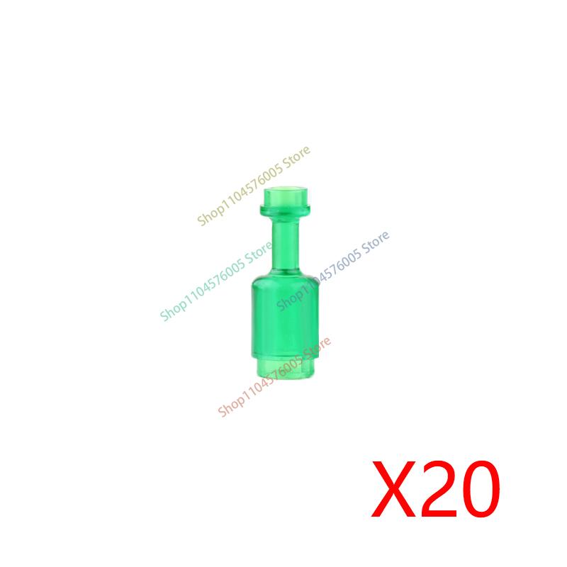 MOC City Scene Accessories Building Blocks Medieval Bonfire Flame Wine Bottle Reagent Bottle Box Compatible Mini Bricks Toys T11