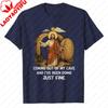 Jesus Coming Out Of My Cave And Ive Been Doing Just Fine Tshirt Trendy Easter Clothing Gift For Christian Classics Shirt