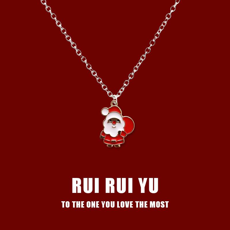 RUI RUI YU, Новое рождественское ожерелье, кулон, ювелирное изделие, ожерелье для женщин и мужчин, подруга, пара, любовник, ювелирное изделие, подарок 1 PC