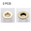 Tappo di troppopieno Nero Argento Oro Bronzo Vintage Ottone Lavabo da Bagno Rubinetto Lavandino Con Anello a Sei Piedi Inserto Sostituzione