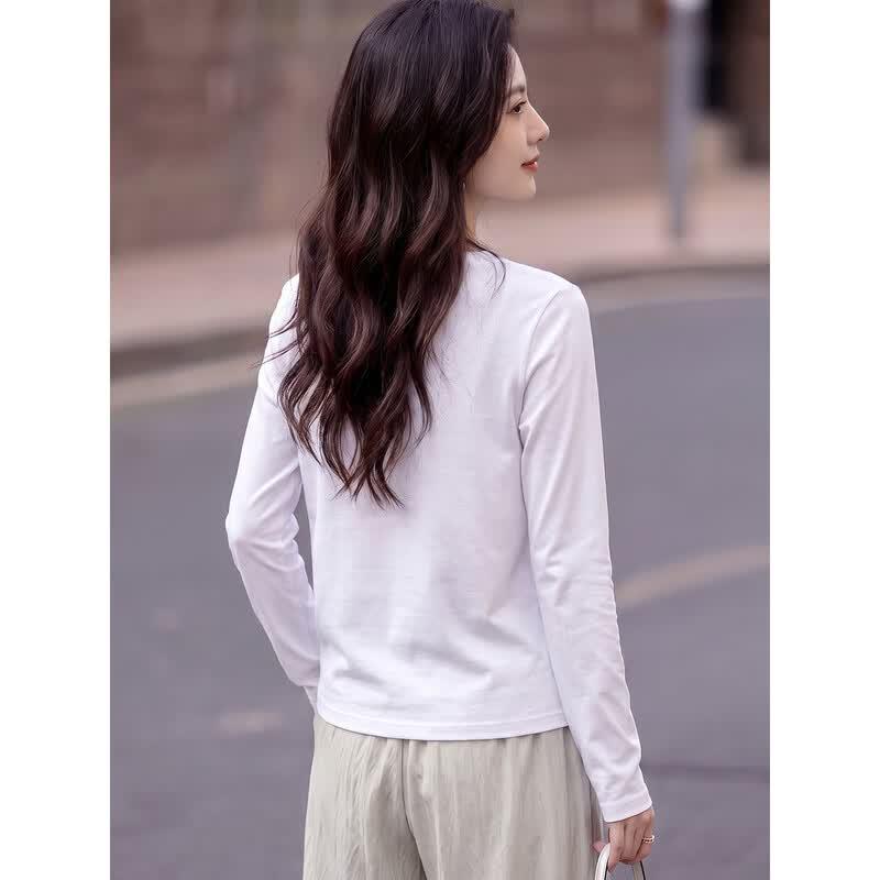 Women's Pure Cotton Long Sleeve T-Shirt