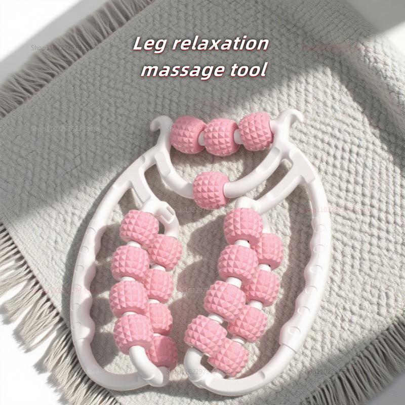 Ring Clamp Leg Massager for Calf Muscle Relaxation and Slimming Kneading Roller for Home Gym Fitness Exercise Equipment