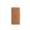 Men’s Long Wallet Vintage PU Leather Clutch Wallet Large Capacity Card Holder Zipper Coin Pocket Bifold Wallet with ID Window