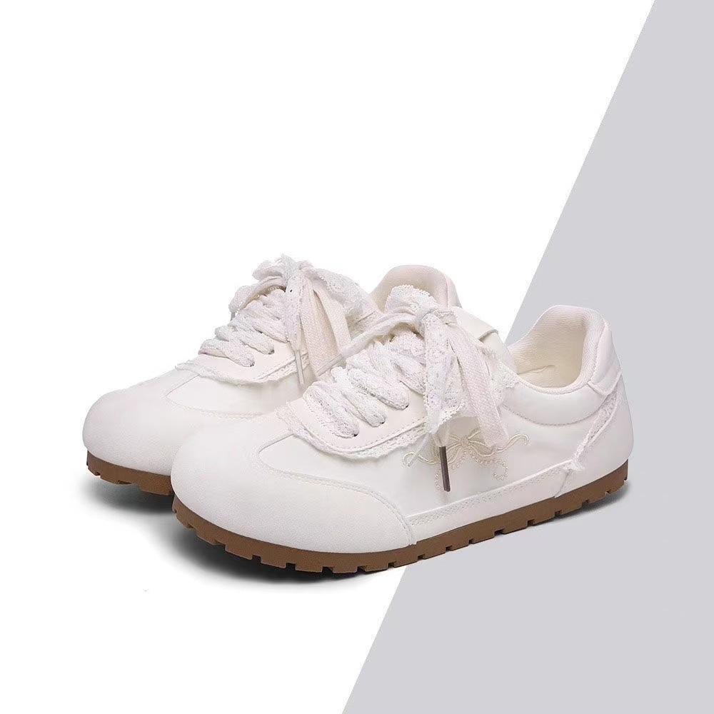 Нишевые немецкие тренировочные кроссовки Новые осенние новые повседневные кроссовки на толстой подошве 35 бежевый