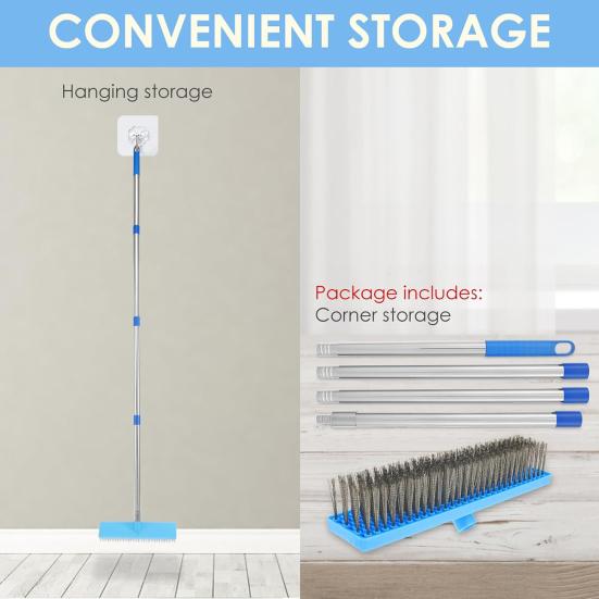 Stainless Cleaning Cleaner Brush Pebble Cleaning Steel Outdoor Scrubbing Brush