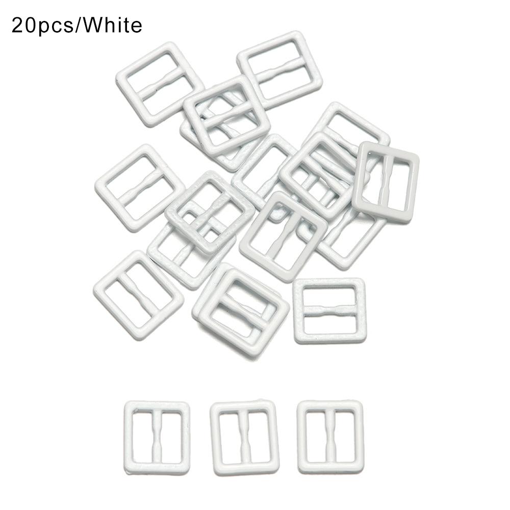 Newest 20Pcs Tri-glide Mini Buttons Metal Belt Buckle Doll Clothes Buttons Shoes Buckle For Blyth Doll Bags Clothing Accessory
