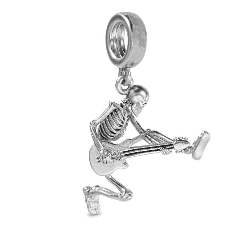 Diy Ghost Pumpkin Head Halloween Series Charm Bead Pendant Applicable To Original European Plating Copper Jewelry Gift