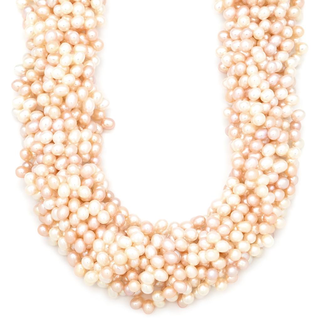 Tiffany & Co - Torsade torsade pearlNecklace Silver925/Pearl Array