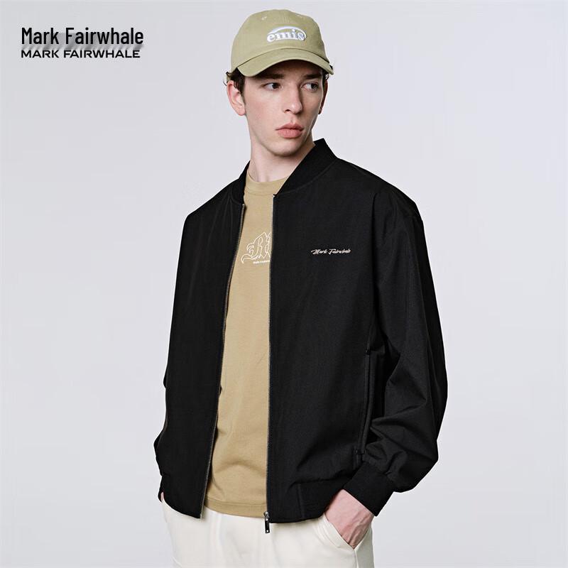 

Mark Hua Fei Men s Loose Fit Bomber Jacket M