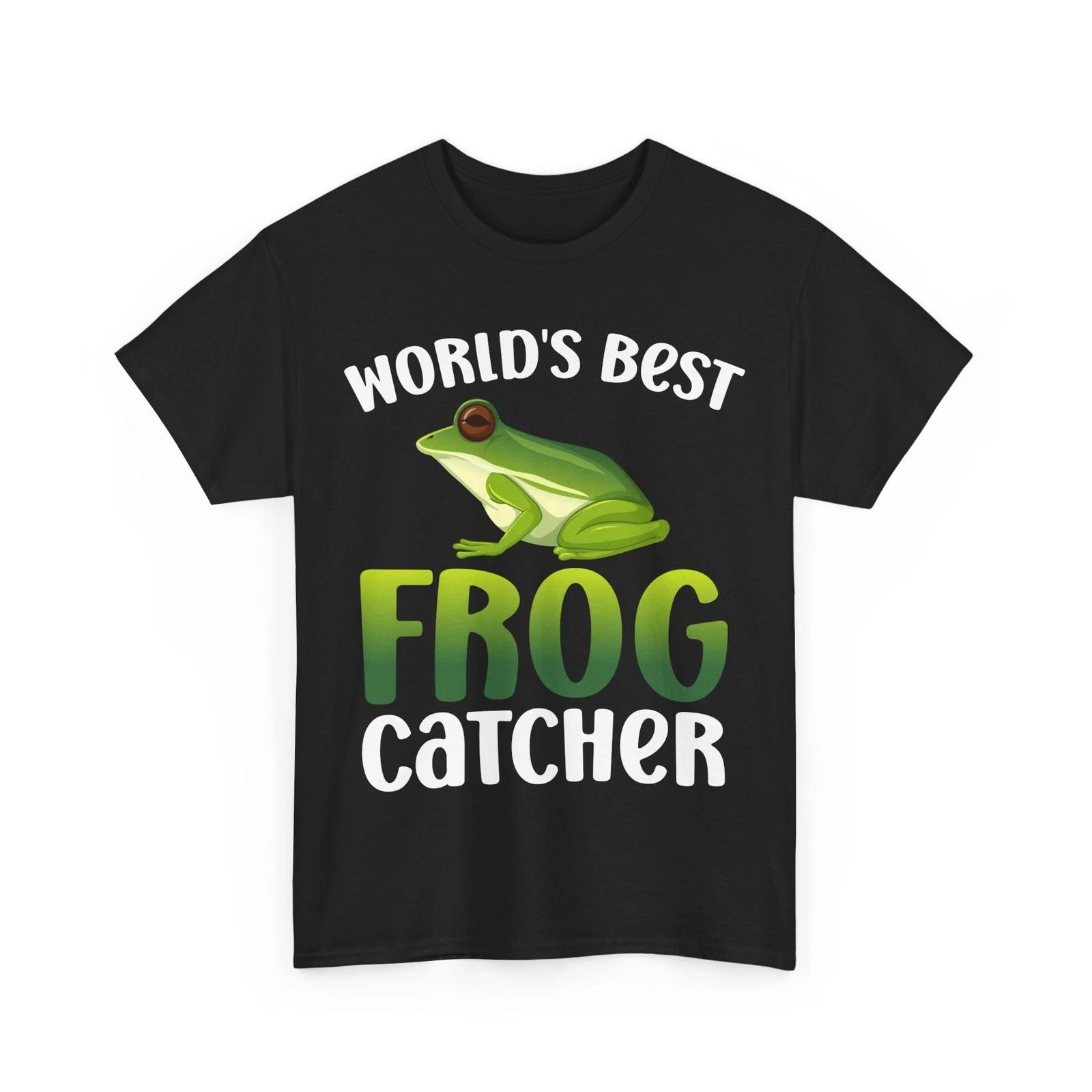 Frog Shirt, World s Best Frog Catcher Amphibians Frogs Lovers Women Men Shirt 2XL