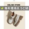9Cm Thick-soled Women's Early Spring New Inner Height Increase White Lace-up Small Leather Shoes Women