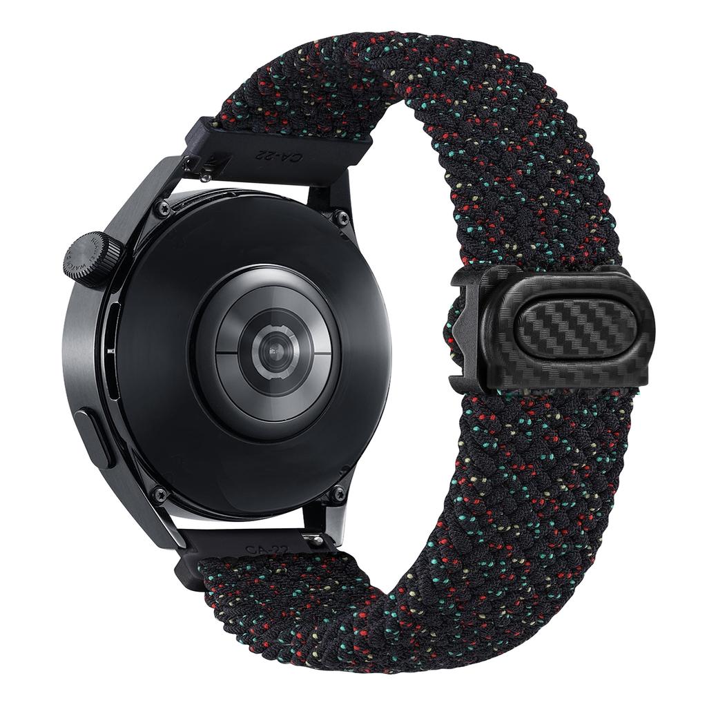 Strap For Samsung Galaxy Watch 7 6 4 classic/5 pro/active 2/s3/46 braided solo loop bracelet Huawei watch GT2 3 4 20mm/22mm Band