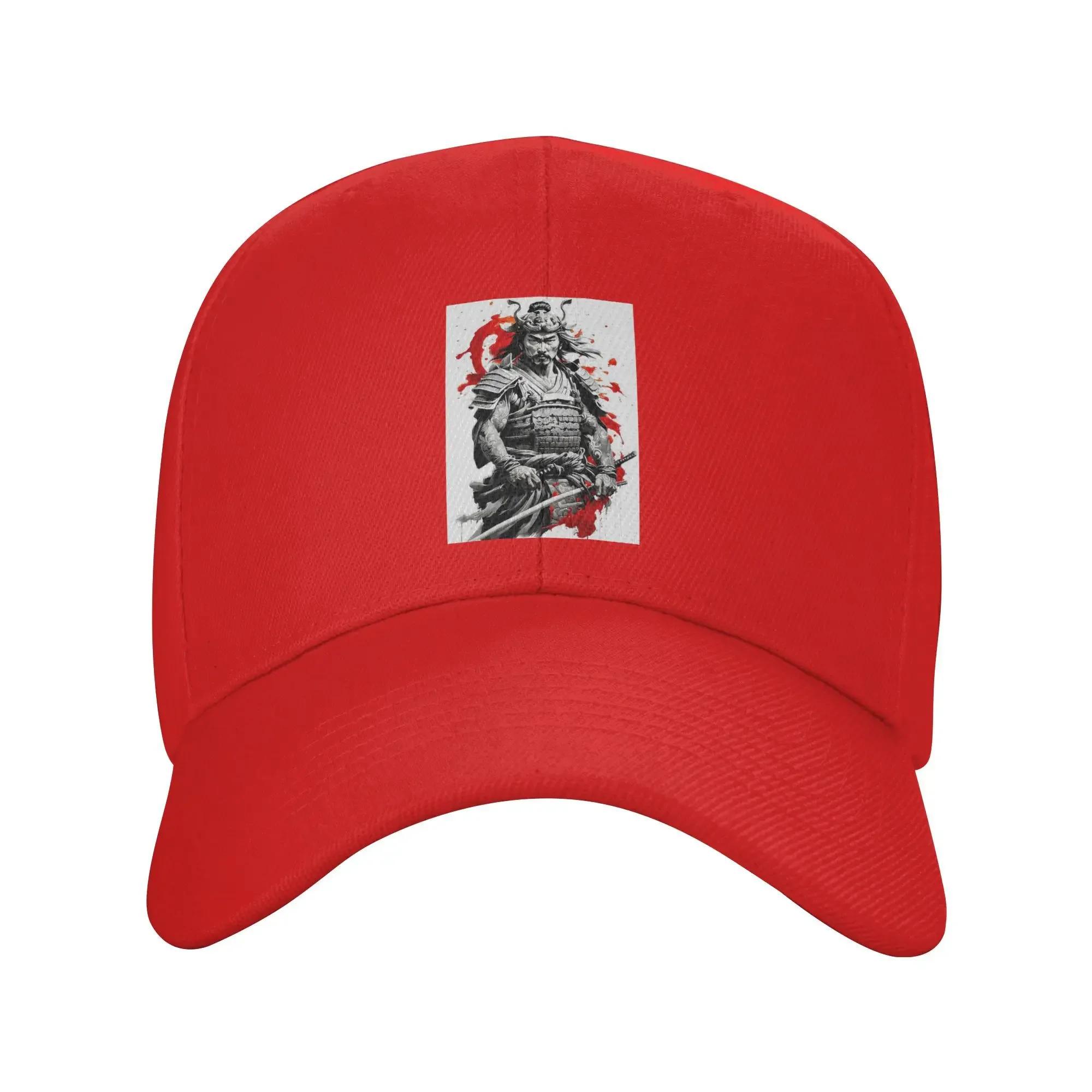 

Японский Воин Самурай Бейсболки Snapback Модные Бейсбольные Кепки Дышащие Повседневные Кепки Для Улицы Унисекс One Size