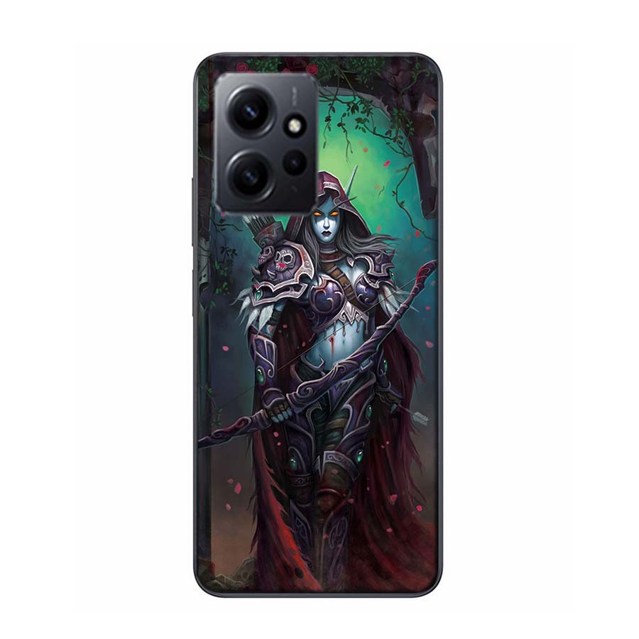 

W-World Of W-Warcraft Elf Phone Case For Redmi 12 13C 12C 15C 9 10 10C Note 13 Pro Plus 14 15 Pro 9T 9C 9A TPU Soft Cover Clear Redmi Note 14S