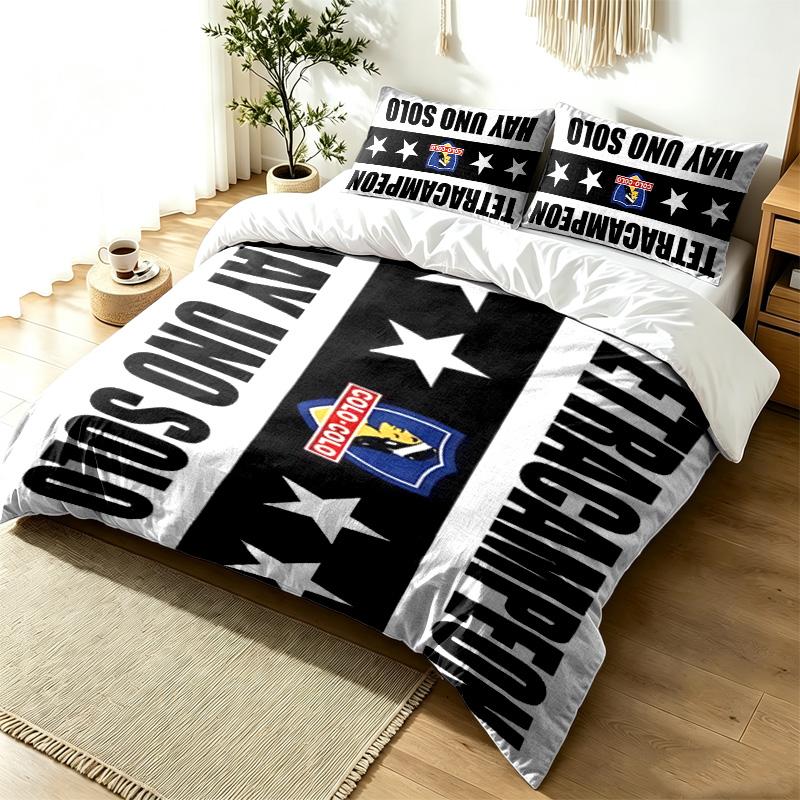 Colo-colo 3pc Duvet Cover Set Simple Modern Bedding Set Wrinkle Resistant Soft Fabric All Season Use a perfect gift