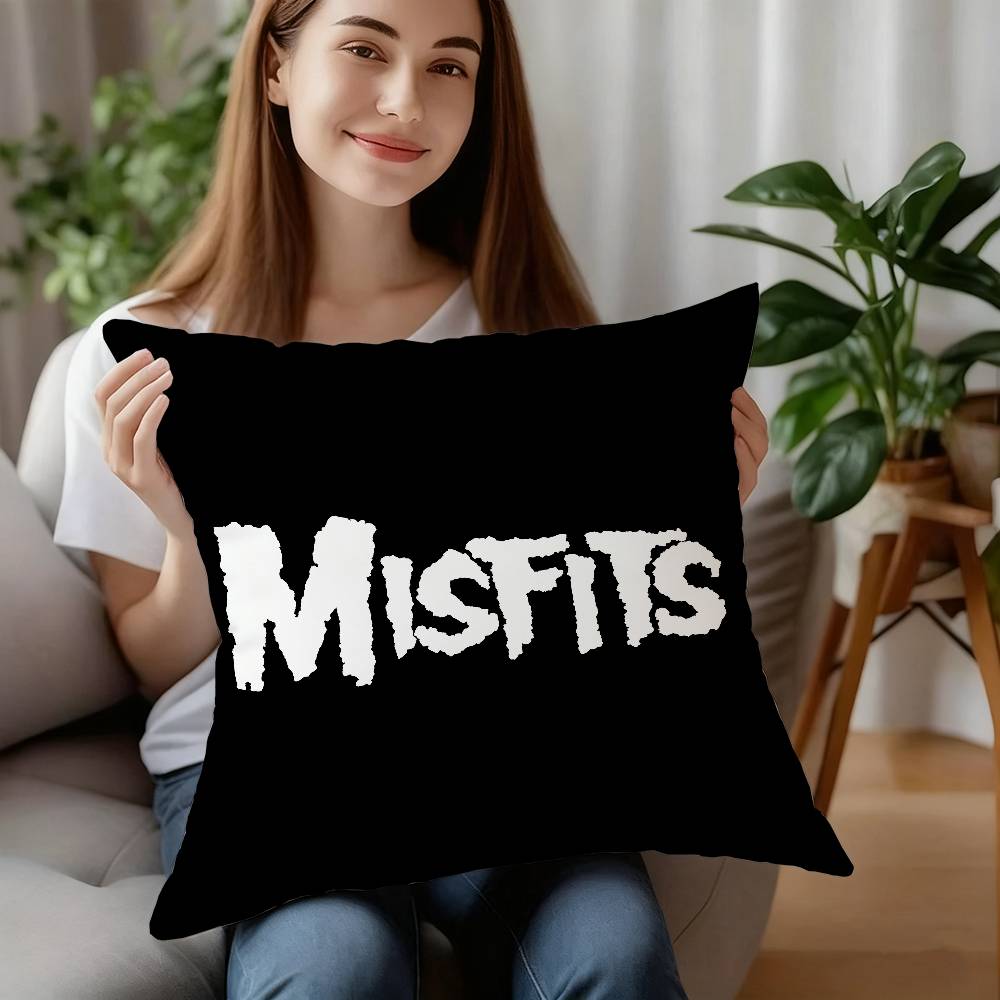 M-Misfits Thriller Classic Pillow Case Plush Fabric Soft Pillowcase Double Sided Print Cushion Cover Household Gifts