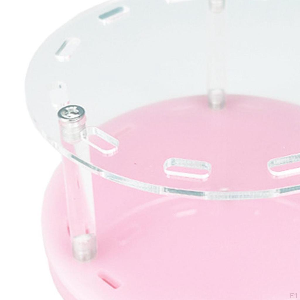 12 Slots Tweezers Shelf Holder, Acrylic Eyelash Extension Tools Storage Holder for Nail Salon,