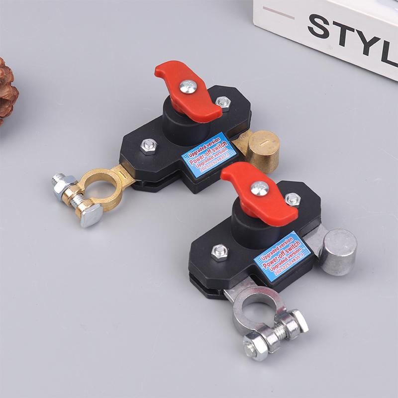 Automobile Battery Disconnect Switch Bidirectional Joint Rotatable Power Cut Off Easy Use for Truck RV Anti Theft Application
