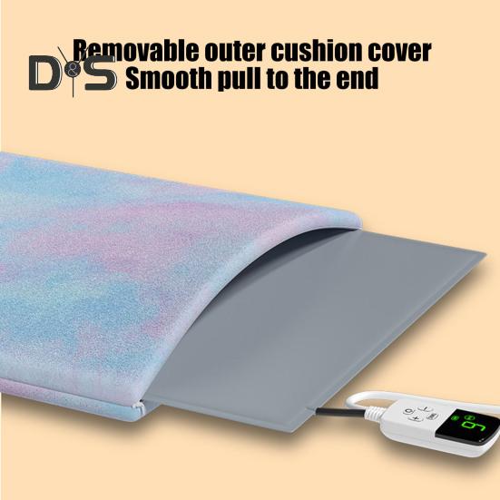 Heated Pet Pad 9 Temperature Adjustable Electric Heated Cat Bed Waterproof Pet Warming Blanket for Puppies Kittens Pregnant Pets
