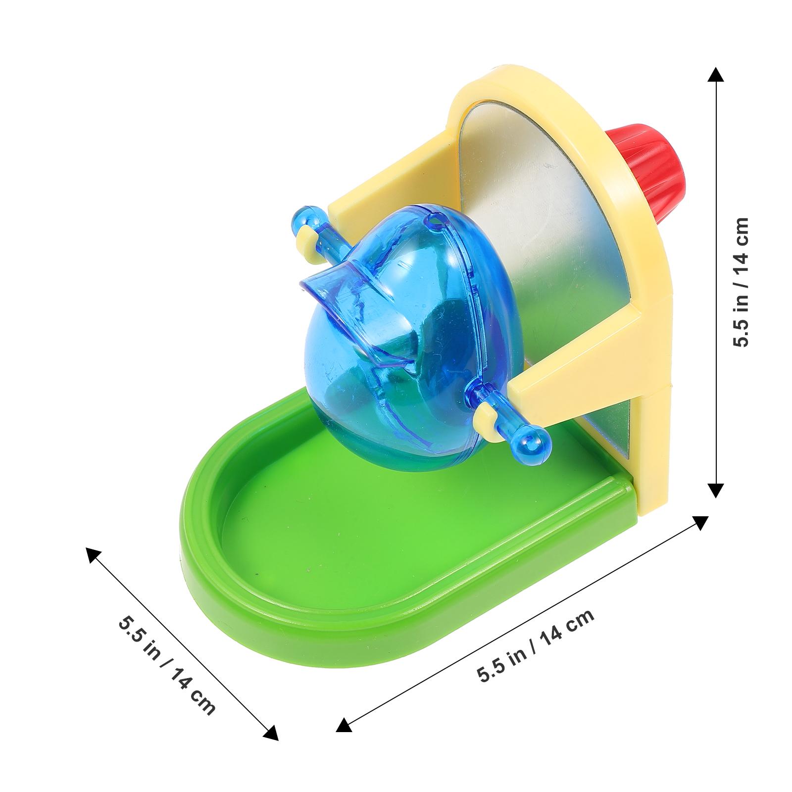 

Bird Food Dispenser Toy Pet Parrot Feeder Training Toys Forage Box Food Leakage Birds Cage Food Dispenser (random color)