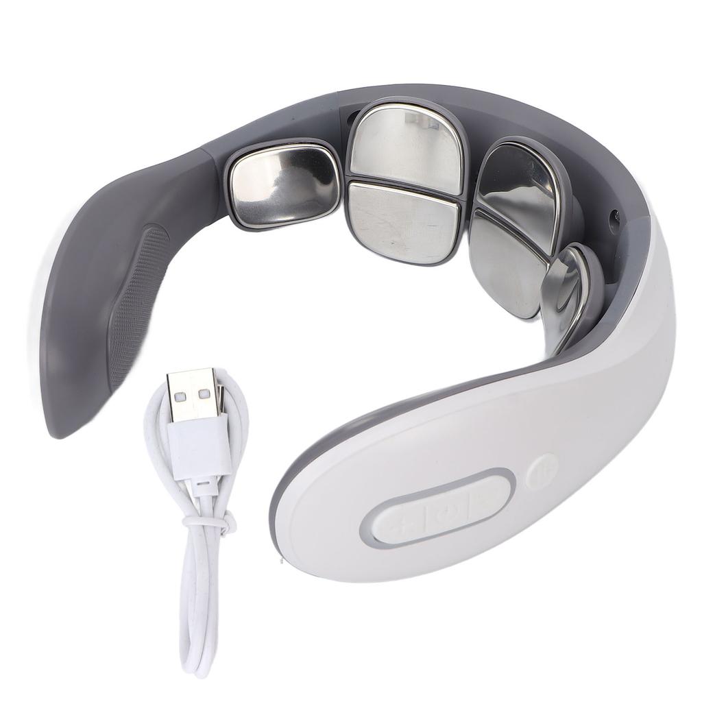 Nackenmassagegerät 42 Grad C Warme Kompresse 6 Massageköpfe Ergonomisches U-förmiges Design Komfortable Massage