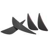4pcs Front Bumper   Knife Spoiler Modification   Diffuser PVC Paste Type