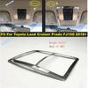 Car Front Seat Roof Reading Lights Lamp Frame Cover Trim For Toyota Land Cruiser Prado FJ150 2018 -  Interior Accessories