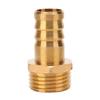 Brass Hose Barb Fittings Adapter Connector High Strength Rustproof Corrosion Resistant Hose Barb Male Fittings Accessories
