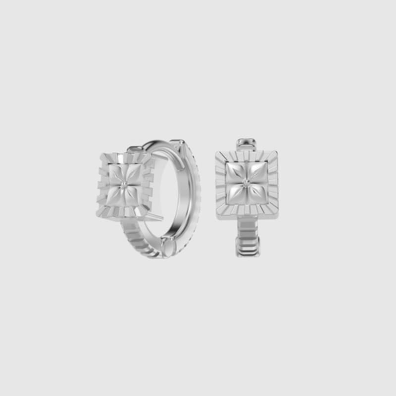 MUSEE.ART Flower pattern onetouch earring