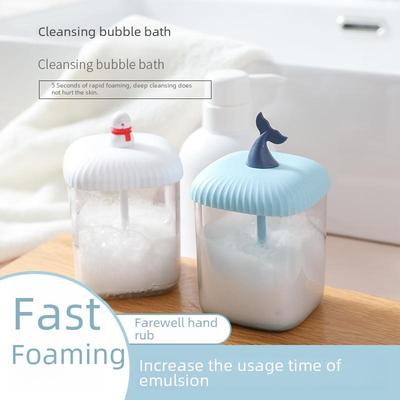 3D Whale Mousse Facial Cleanser & Shower Foam Bottle