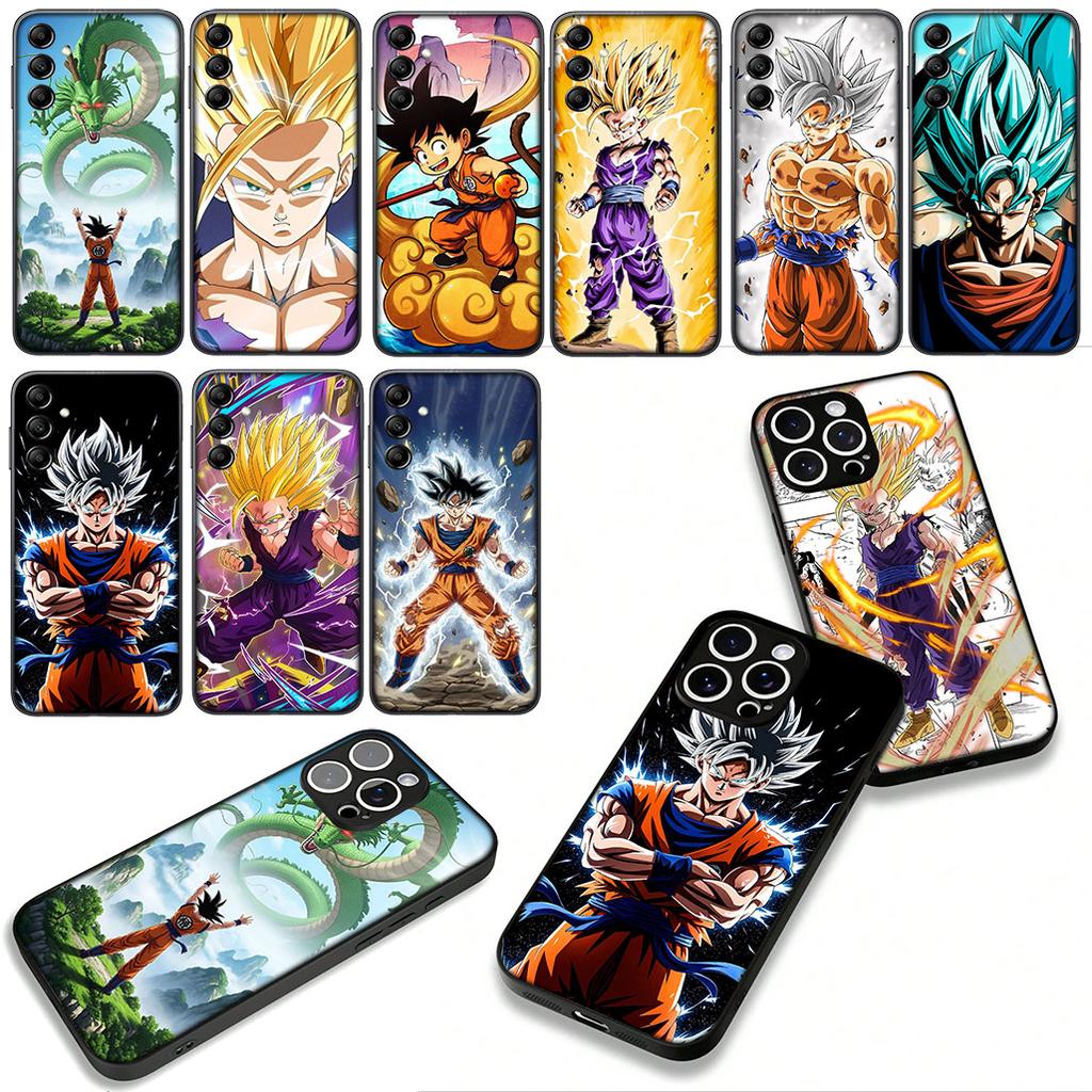 for Xiaomi Redmi Note 14 12 13 ProPlus A4 A3 Pro Plus 12C 13C 14C 5G Phone Cover Case Dragon Son Gokus Ball Gohan Super