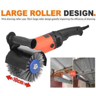 Wire Drawing Polishing Set Angle Grinder To Polisher Accessories Convenient Grip M14 for Stainless Steel Wood Processing