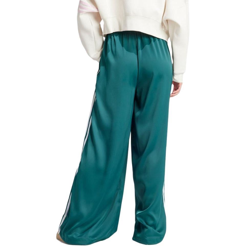 (WMNS) Adidas Adicolor Satin Wide Leg Track Pants Asia Sizing 'Collegiate Green' Women's IP2960