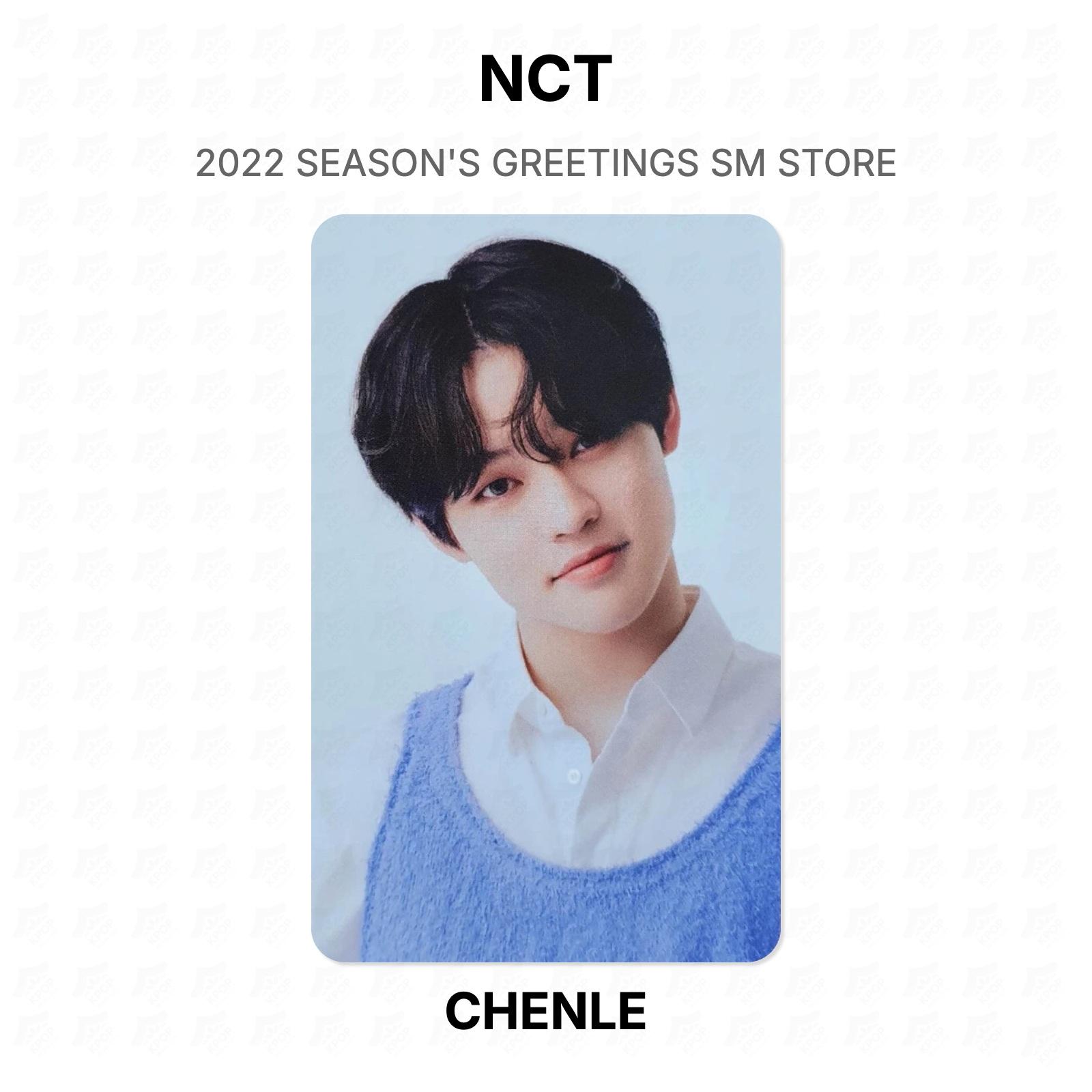 NCT 2022 Сезонные Поздравления SM STORE Официальная Фотокарточка CHENLE