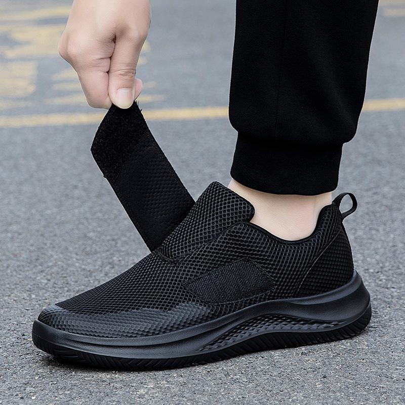 Men Orthopedics Wide Feet Swollen Walking Casual Shoes Thumb Eversion Adjusting Soft Comfortable Diabetic Man Shoes Big Size