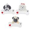Christmas Tree Dog Resin Pendant Wear Resistant DIY Xmas Puppy Resin Pendant for Christmas Resin Decoration
