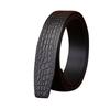 Single-Layer Transparent Dyeing Vegetable Tanned First-Layer Cowhide Automatic Buckle Belt, Men'S Genuine Leather Embossed Crocodile Pattern Belt With