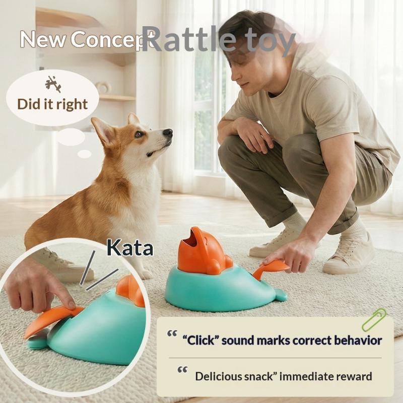 

Pet Training Feeding Toys Interactive Dog Food Launcher Training Puzzle Toy For Dogs Cats Fun Feeding Machine Pet Training Toy onesize
