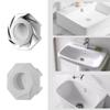 Practical Sink Overflows Covers Bathroom Accessory Portable for Most Holes Practical and Sturdy Plastic Materials