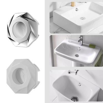 Practical Sink Overflows Covers Bathroom Accessory Portable for Most Holes Practical and Sturdy Plastic Materials