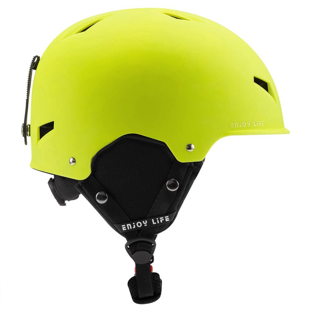 Sports Adult Ski Helmet Solid Color Pattern Color