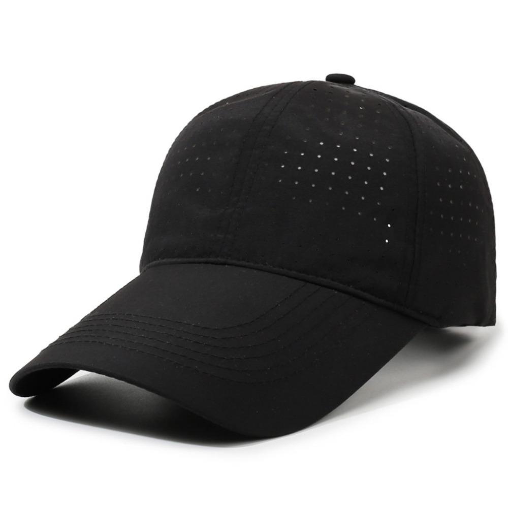 

Breathable Baseball Cap Quick Drying Visor Cap Creative Gift Outdoor Hat чёрный