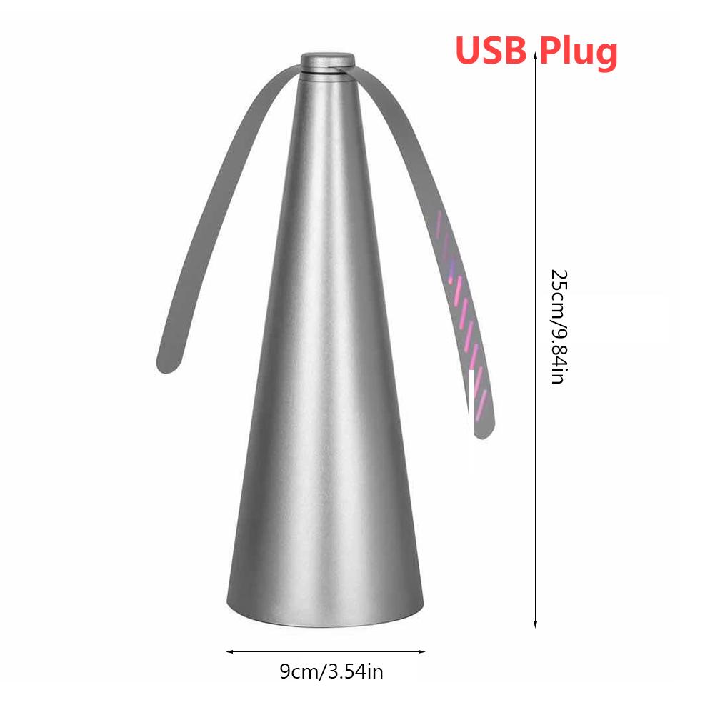 1/2PCS Fly Repellent Automatic Fan Fly Fans Pest Repellent Table Fan Bug Repellent Keep Flies Away Battery Powered /USB Plug