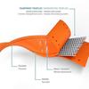 Collier pour Chiens - PetTec - Classique - Imperméable - Flexible - Rembourré 30-40cm - Orange