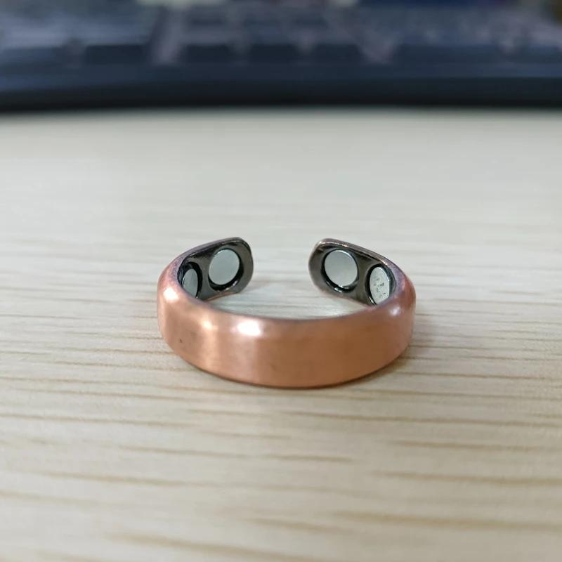 Magnetringe zur Gewichtsreduktion für Damen Herren Power Stopper Schlafen Anti-Schnarchen Gesundheitsvorsorge Schmuck Magnetfeldtherapie Fingerring